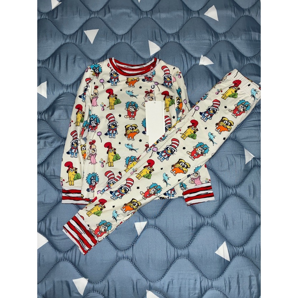 Colt James Co Blue Dog Bamboo Long Sleeve 7/8Y NWT